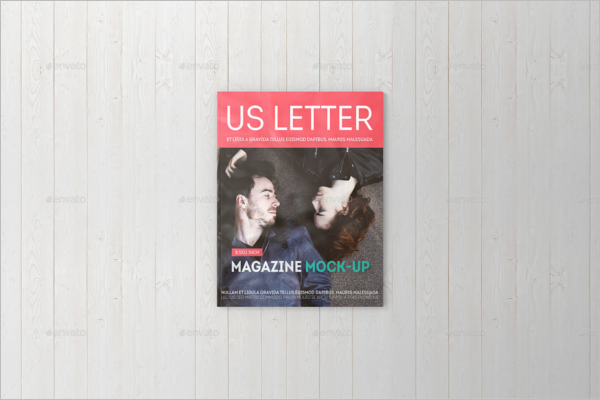 Business Letter Magazine Mockup