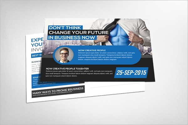Business Security Postcard Template