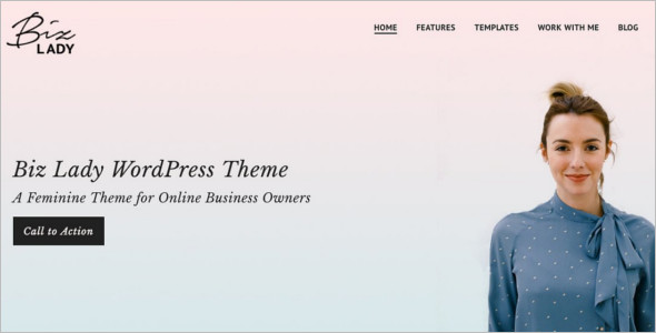 Business landing Page WordPress Template