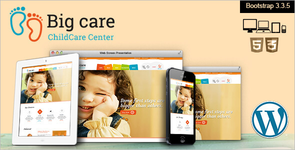 Child Care WordPress Template