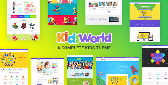 Child Education WordPress Template