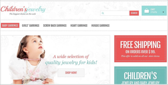 Children's Ornaments PrestaShop Theme