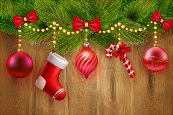 Christmas Greeting Banner Template