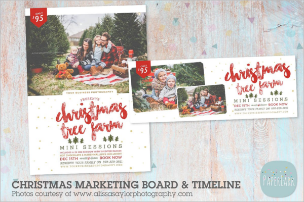 Christmas Tree Marketing Banner Design