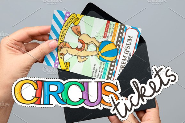 Circus Ticket Template