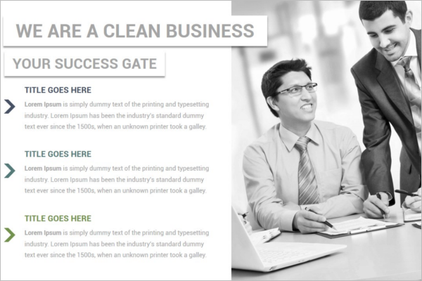 Clean Business PowerPoint Presentation Template