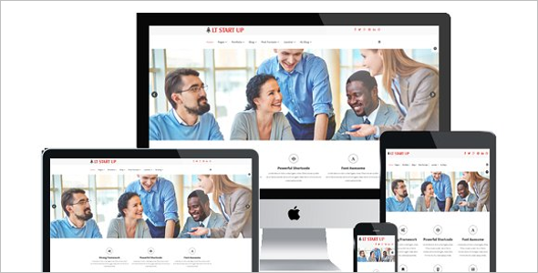 Clean WordPress Theme for Startup