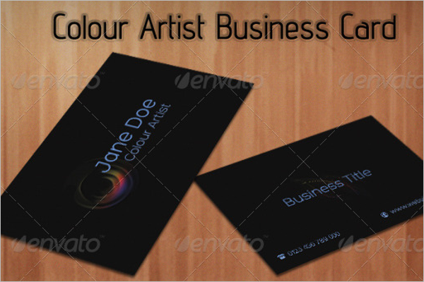 Colour Artist Business Card