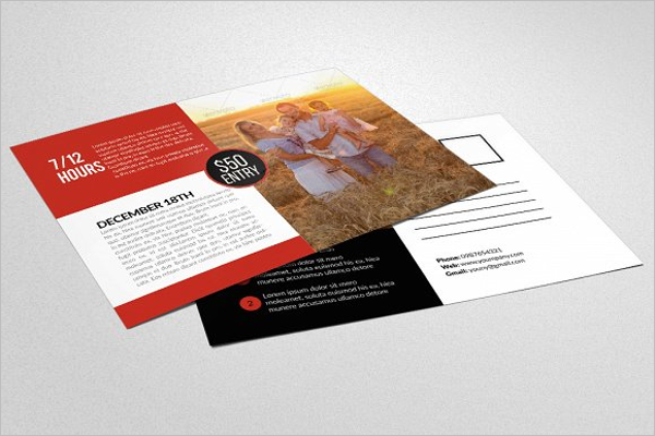 Company Security Postcard Template