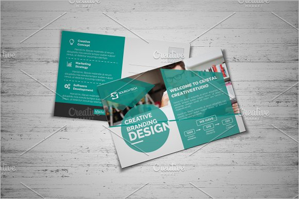 Construction Business Postcard Template