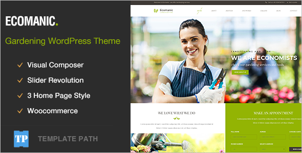 Corpoprate WordPress Agriculture theme