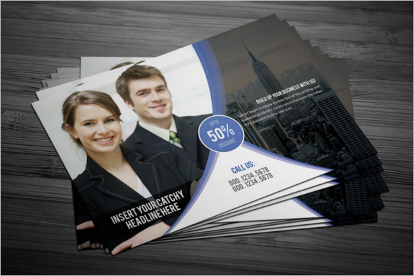 Corporate Security Post Card Template