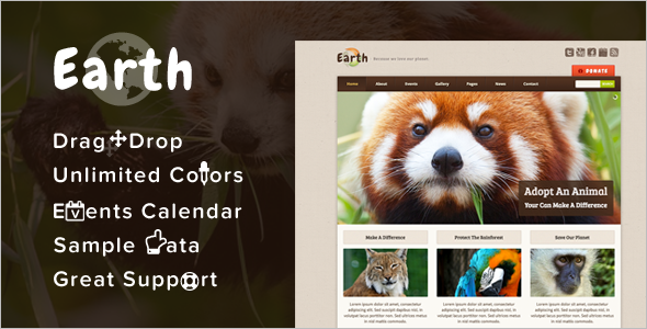 Creative Environmental WordPress Theme
