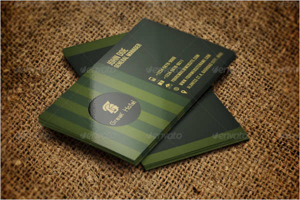 Creative Hotel Business Card Template