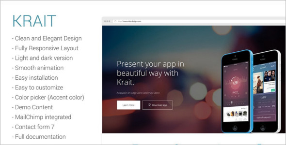 Creative Landing Page WordPress Theme