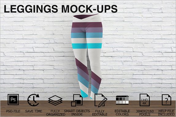 Customizable Leggings Mockups