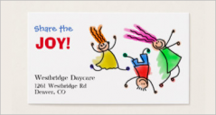7+ Printable Day Care Business Card Templates