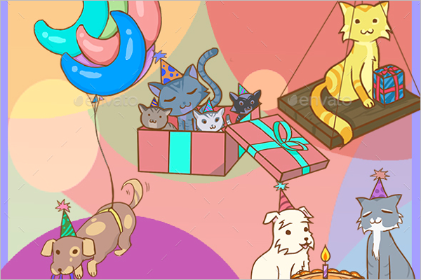 Editable Birthday Party Design