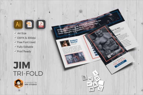 Editable GYM Brochure