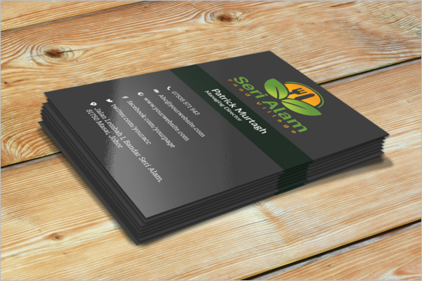 Editable Hotel Business Card