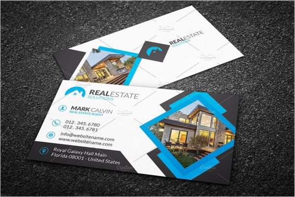 Editable Real Estate Business Card