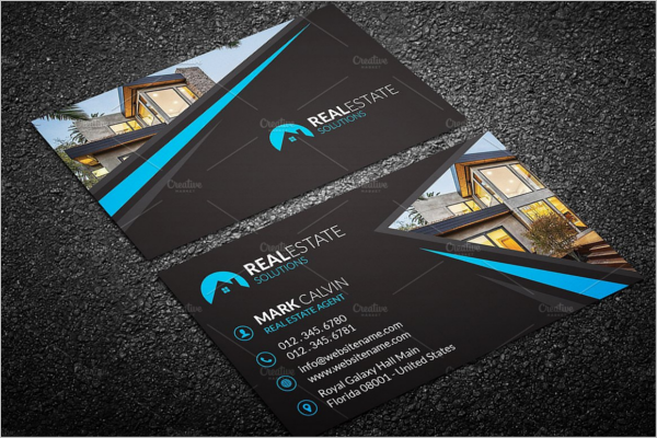 Elegant Real Estate Business Card Design
