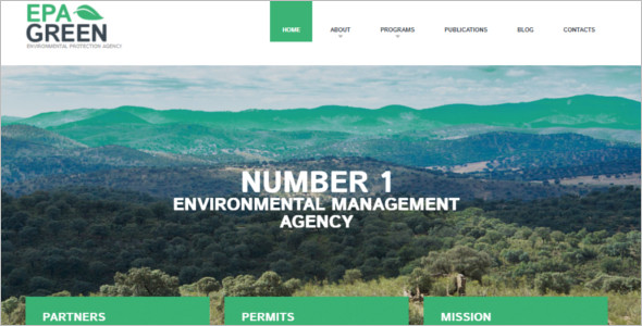 Environmental Agency WordPress Theme