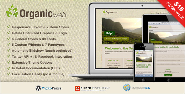 Environmental WordPress Theme