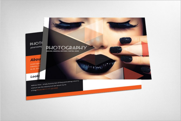 FashionableÂ Photography Postcard Design