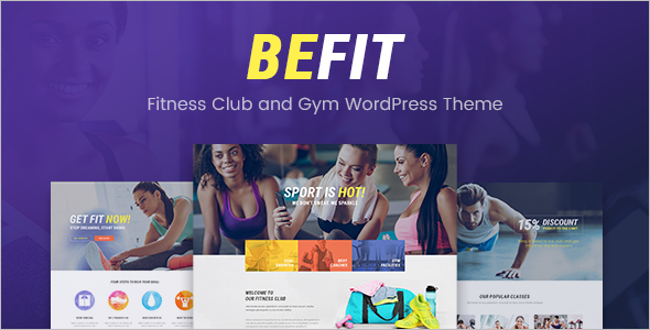 Fitness Club WordPress Theme