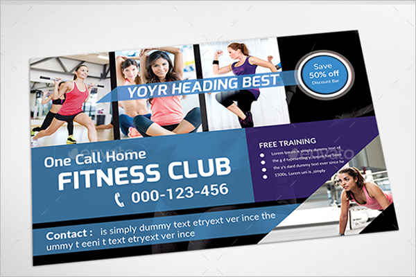 Fitness Postcard Templates Free & Premium Templates