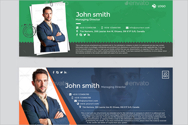 Download 31 Email Signature Templates Free Premium Creative Template