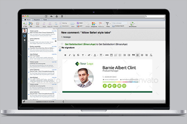 31 Email Signature Templates Free Premium Creative Template