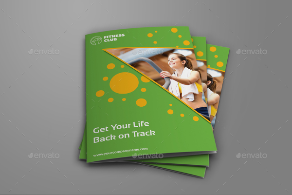 GYM Bi-Fold Brochure Template