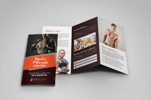 GYM Trifold Brochure Design