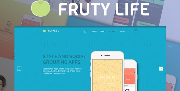 Game App HTML5 Landing Page Theme