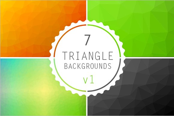 Geometric Triangle Background Design