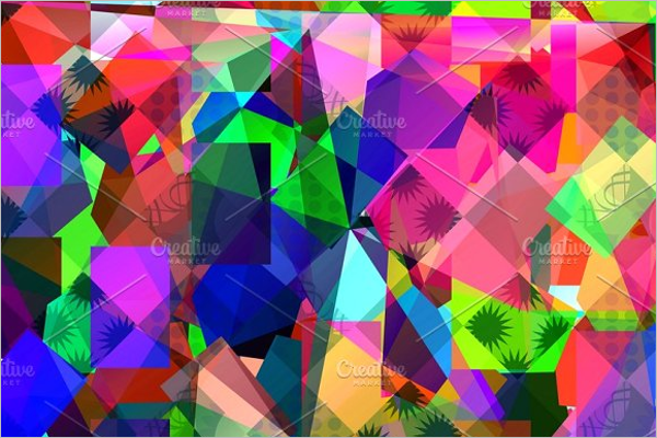 Geometric Triangle Background Template
