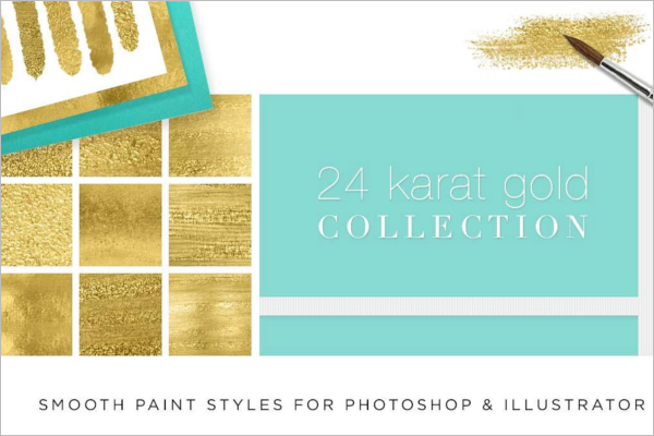 Gold Paint Textures