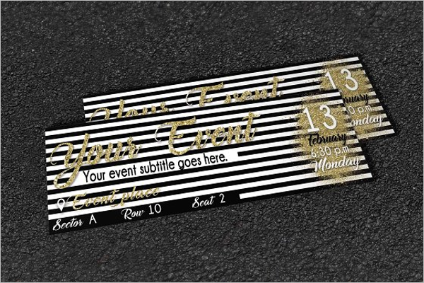 Golden Ticket Template