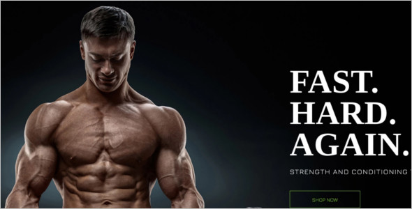 Gym Store PrestaShop Template