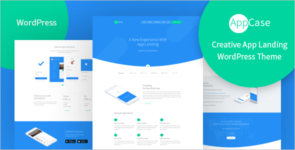 HTML5 App Landing Page Theme
