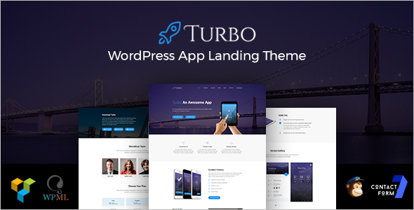 HTML5 Landing Page WordPress Theme