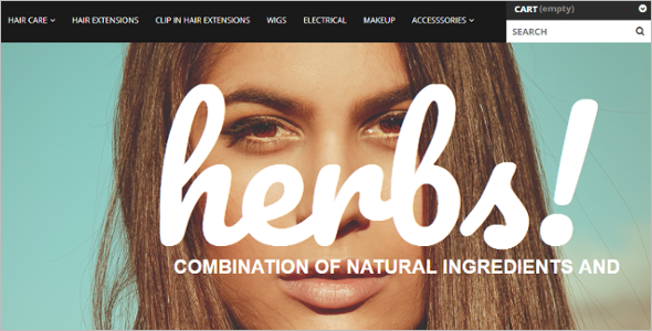 Hair Care Products Store PrestaShop Theme