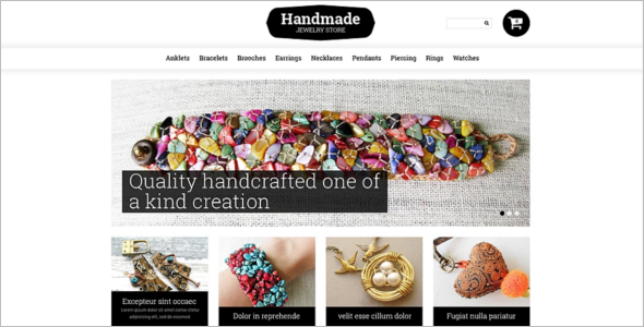 Handmade Jewelry PrestaShop Template