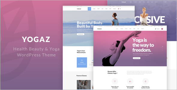 Health Yoga WordPress Theme