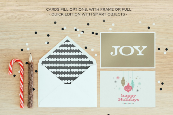 Holiday Greeting Envelope Design