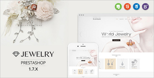 Jewelry Responsive Prestashop Theme
