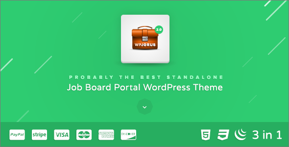 Job Resumes WordPress Theme