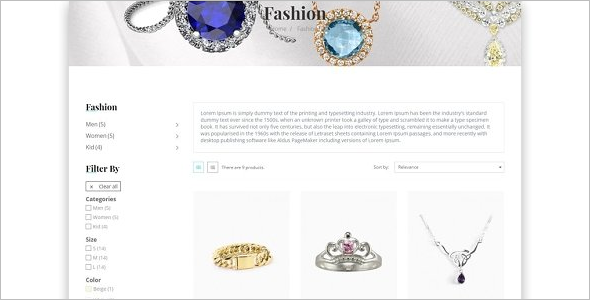 Leo Jewellery Store Prestashop Template